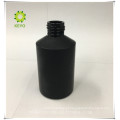 Luxo vazio fosco preto bomba cap vidro cosméticos jar garrafa